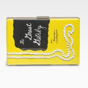 Collectible kate spade book clutch: The Great Gatsby